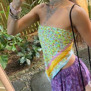 Bandana Top in Wildflower